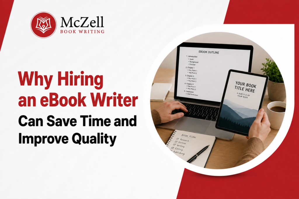 Why Hiring an eBook Writer Can Save Time and Improve Quality